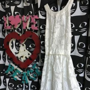 NWT h&m white dress sz 4